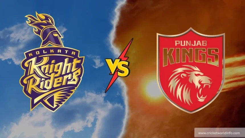 kolkata knight riders vs punjab kings timeline