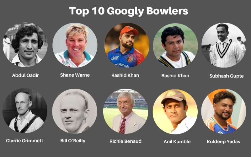 top 10 googly bowlers of all time.