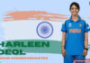Harleen Deol: Age, Height, Family, Career, Stats, WPL Team, Net Worth & More Harleen Deol wearing India women’s cricket team jersey smiling in official portrait