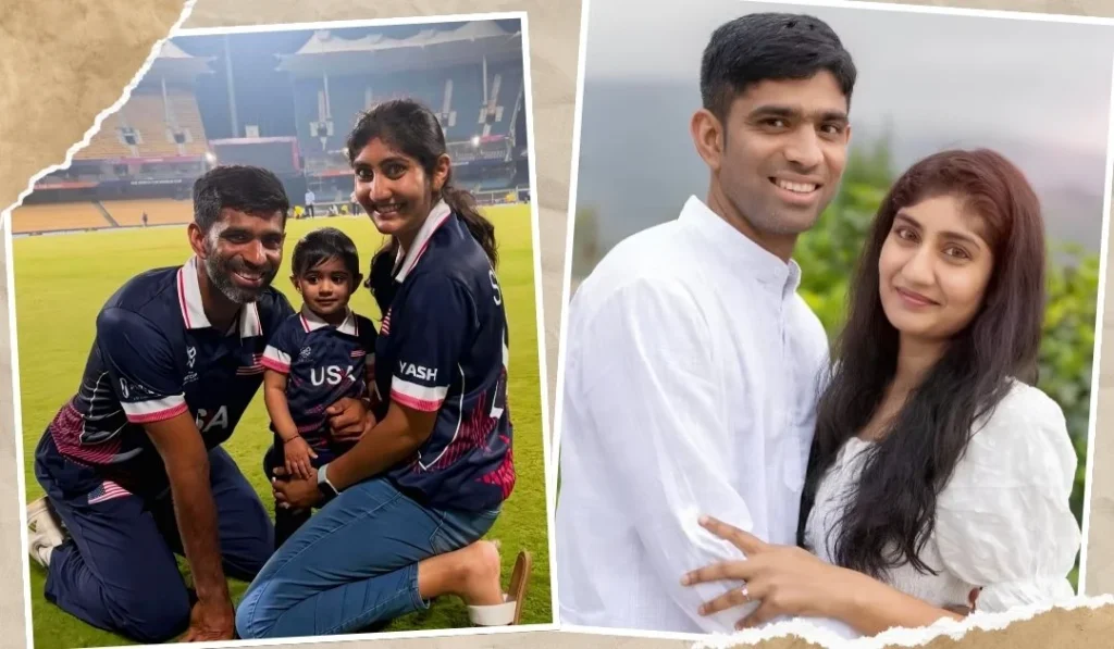 Saurabh Netravalkar with his wife