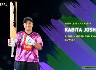 Kabita Joshi (Nepalese Cricketer): Age, Career, Stats, Net Worth & More Kabita Joshi