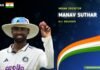 Manav Suthar: Age, Career, Stats & Family Manav Suthar