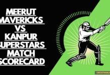 Meerut Mavericks Beat Kanpur Superstars by 86 Runs — UP T20 League 2025 Match 1 meerut mavericks vs kanpur superstars match scorecard