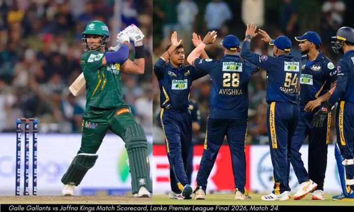 Galle Gallants vs Jaffna Kings Match Scorecard, Lanka Premier League Final 2026, Match 24 (1)