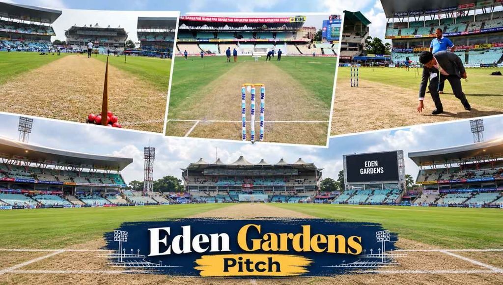 eden gardens pitch report